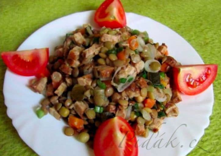 1. obrázek Čočkový salát s uzeným tempehem