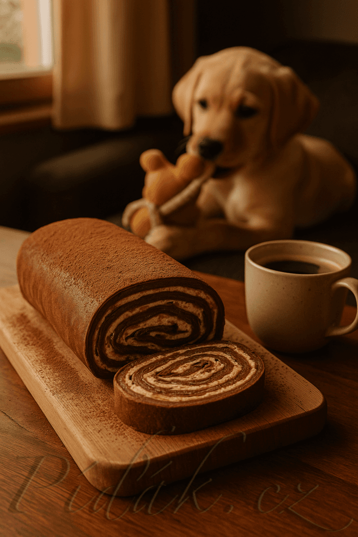 1. obrázek Palačinková tiramisu roláda 