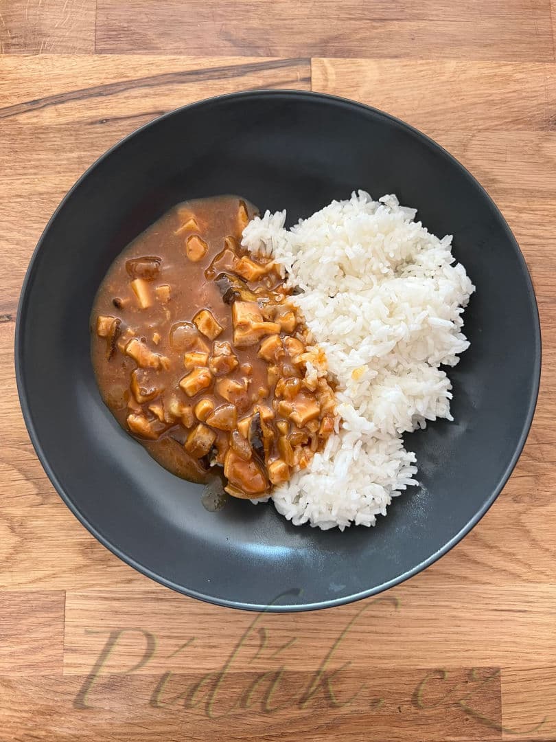 1. obrázek Vepřový plátek na houbách 