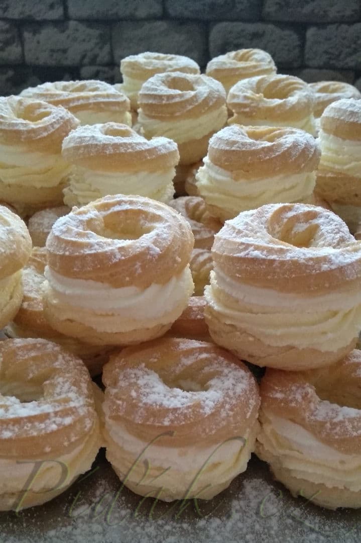 1. obrázek Věnečky z odpalovaného těsta od Janičky 