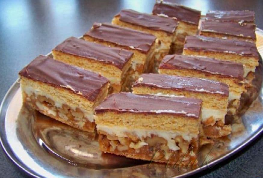 1. obrázek Ořechovo-medové řezy od Jarušky