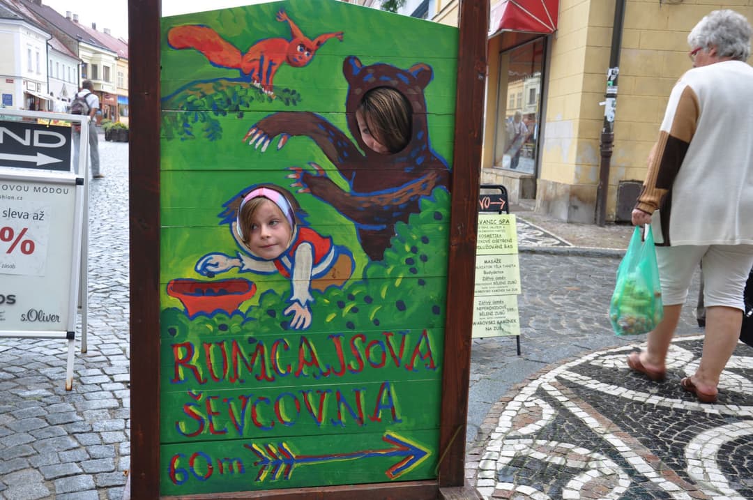 1. obrázek Rumcajsova ševcovna- Jičín