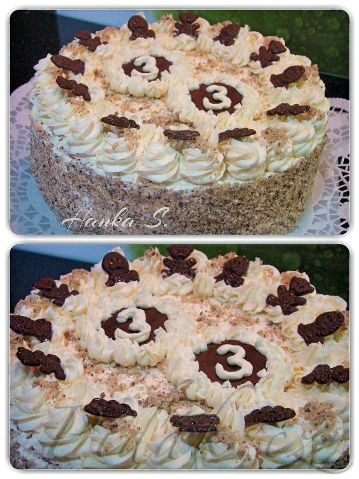 1. obrázek Ořechový dort pro dvojčátka