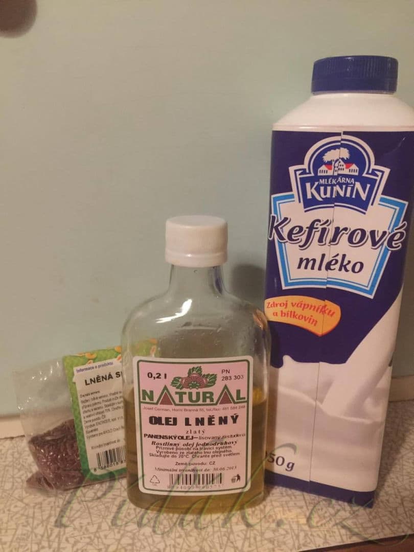 1. obrázek Očista střev - lněné semínko a kefír