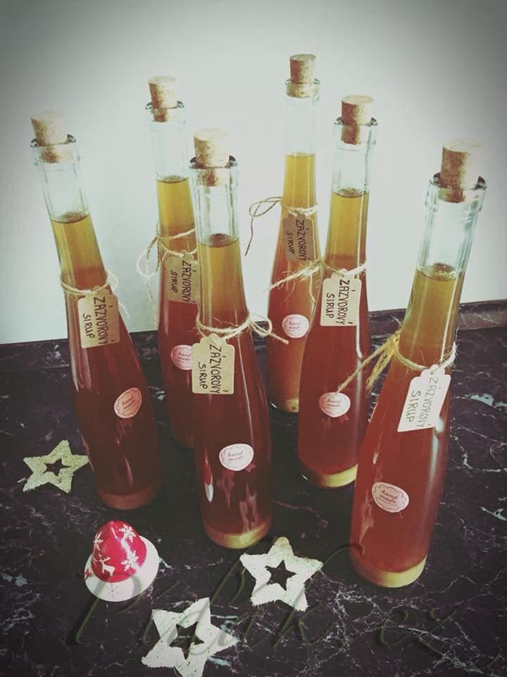 1. obrázek Zázvorový sirup 