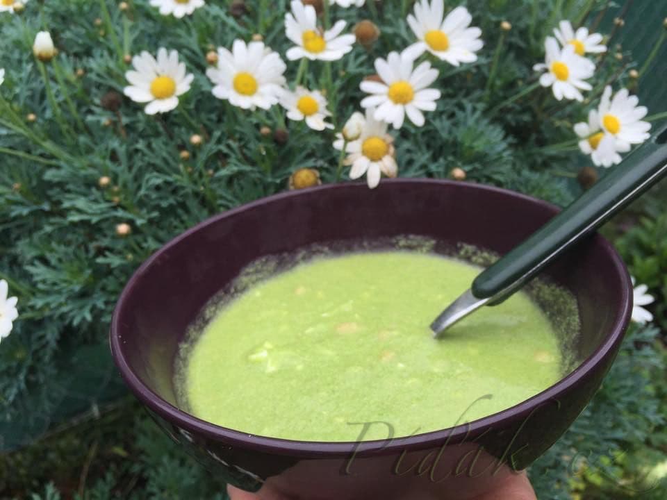 1. obrázek Polévka z čerstvého špenátu s fazolemi a vejcem by Romča