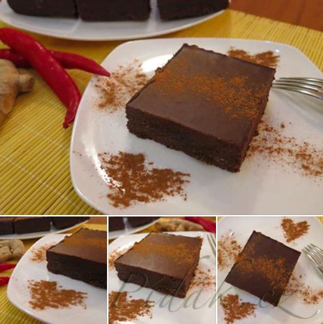 1. obrázek Raw Kakaové řezy s chilli a zázvorem