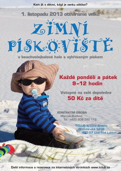 1. obrázek Zimní pískoviště - T-Club - Ústí nad Labem