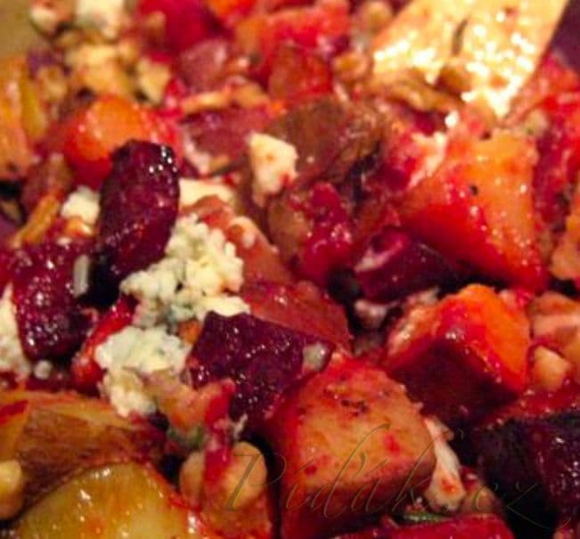 1. obrázek Pečená červená řepa se sýrem