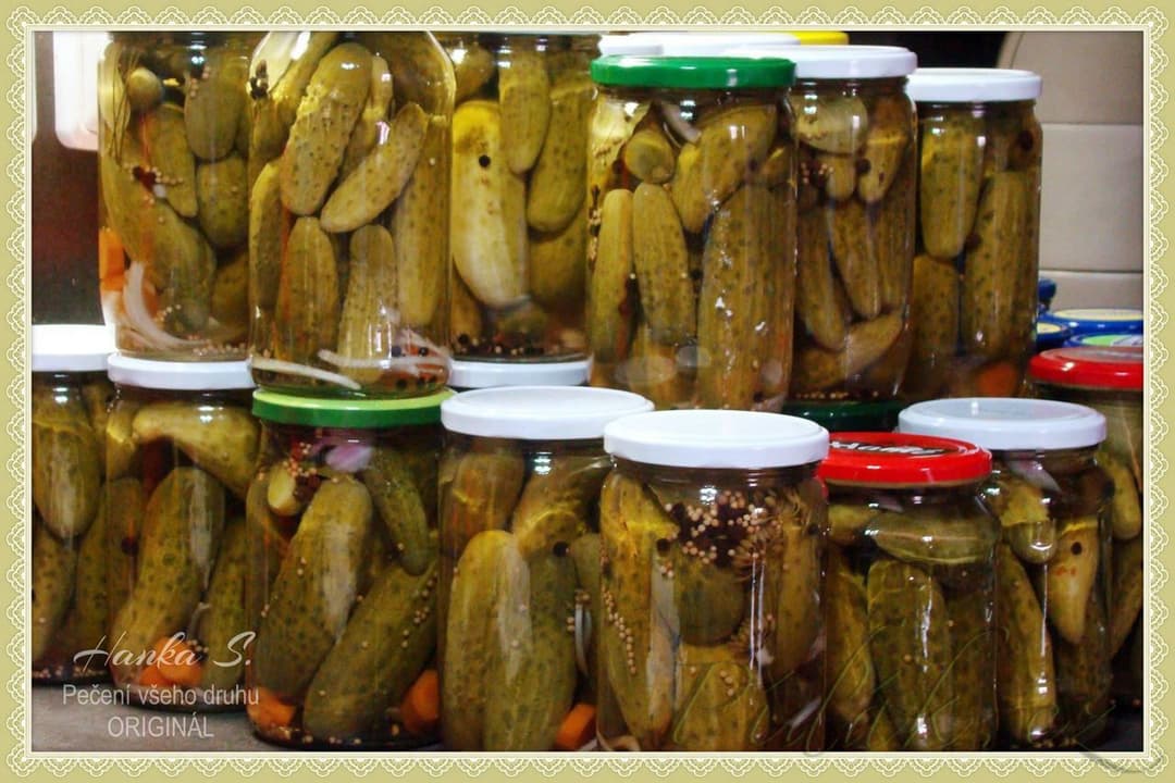 1. obrázek Zavařené okurky od Hanky 