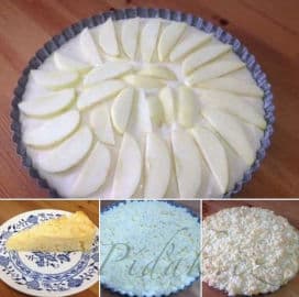 Obrázek Výborný a hlavně jednoduchý jogurtový koláč s hruškami