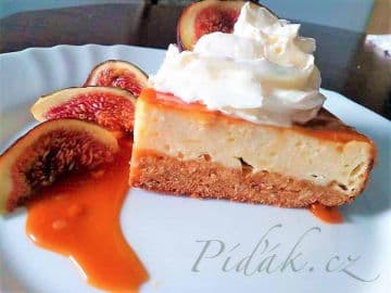 2. obrázek Tvarohový cheesecake s fíky a karamelem podle paní Jany 