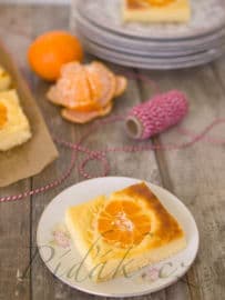 2. obrázek Tvarohové řezy s mandarinkami