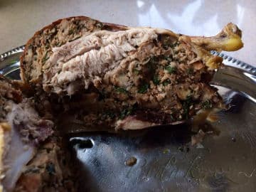 5. obrázek Kuře s ořechovou  nádivkou