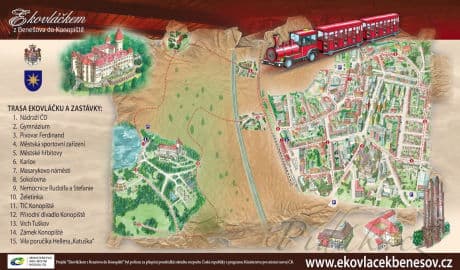 2. obrázek Červeným ekovláčkem z Benešova do Konopiště