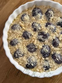 Obrázek Rychlý dobrý švestkový koláč se švestkami 