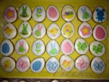 Obrázek Velikonoční perníčky s postupem na zdobení