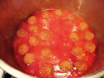 Obrázek Vegetarianská rajská  omáčka s kuličkami by Romča