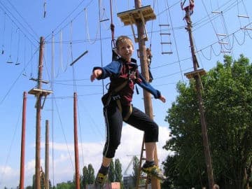 2. obrázek Lanové centrum Proud- Olomouc